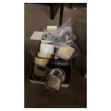 Tray of Tape and Hardware