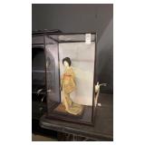 Vintage Oriental Doll In Case