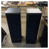 Pair of Infinity speakers 40" tall