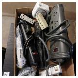 Tray lot of misc electrical