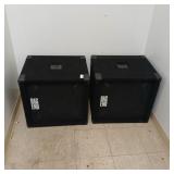Set of Bag End subwoofer speakers 22" tall, 22"