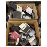 2 box lots of misc VHS, cassettes and DVDS