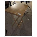 Wood tv tray