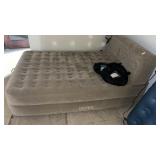 INTEX Air Mattress, self-inflating, Suede surface