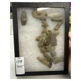 Collection of authentic Indian artifacts cracked