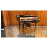 Vintage welded copper-tone/brass-tone metal