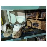 Stitch basket & misc items