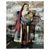Vintage looking Santa Claus 26in. Tall