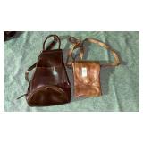 2 Leather Shoulder Bags