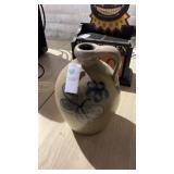 Stoneware Butterfly Crock