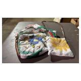 Two Knitted Quilt Bags