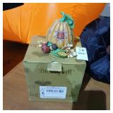 Jim Shore pumpkin figurine with box