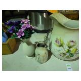Pitcher and flower vase