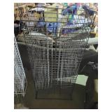 Metal rack for paper 25in. Wide x 12in. X 54in.