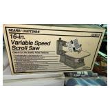 Sears 16 inch variable speed scroll saw  NIB