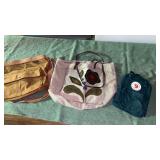 Folk Art Woolen Bag, Fringe Co Canvas Bag &  tote