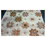 " Little Miss Saw Tooth " Pieced Quilt 56 " x 66