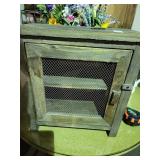 Wooden cabinet 9in. X 15in. X 15.5in. Tall