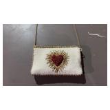 Mary Frances Heart Burst Beaded Crossbody Phone