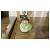 Jim Shore Snowman Holding Snowflake Mini Figurine