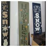 Happy Easter sign 11"x48"