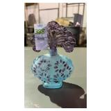 Fenton Art Glass Perfume Bottle Chipped