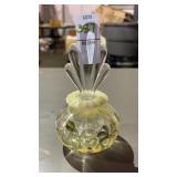 Fenton Perfume Bottle & stopper Autumn Gold Opal