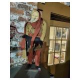 Vintage looking Santa Claus 87in. Tall