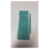 Tiffany & Co. Blue Lacquer Twist Ballpoint Pen