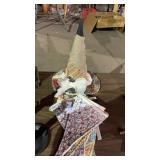 Lot of Handmade Crochet Hat and Flags