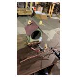 Birdhouse and Bird Decor
