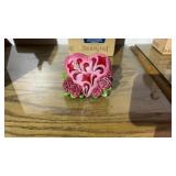 Jim Shore Mini Heart with Roses Figurine with Box