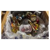 Vintage Bulb Ornament New Years Wreath