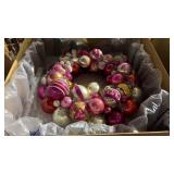 Vintage Bulb Ornament Valentines Wreath