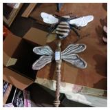 Double sided hanging insect decor lot of 2