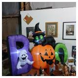 Inflatable Halloween yard decor works great