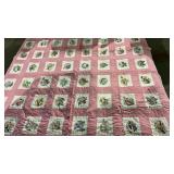 Vintage State Birds Embroidered Hand Stitched