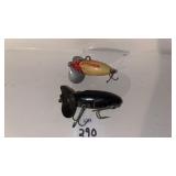 2 vintage jitterbug fishing lures