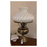 Vintage White Shade Lamp