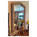 Wicker Mirror