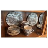Royal Mail Pilgrim Plate and Tea Set
