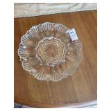 Glass egg plate