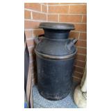 Vintage 10gal metal milk can