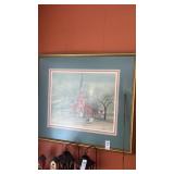 Framed Artwork titled Gathering for Fellowship by