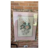 Framed signed limited edition print of Water