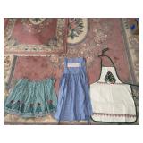 3 vintage aprons
