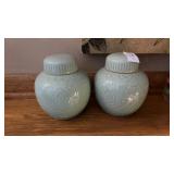 Pair of Covered Vases