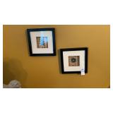 2 small framed oriental Art pieces