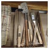 Lot of bbq utensils
