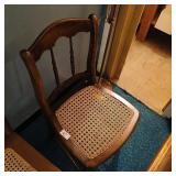 Antique cane bottom chair